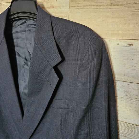 Hart Schaffner Marx Softly Tailored Blazer Dillards Wool Suit Jacket Size 41R - Picture 5 of 16